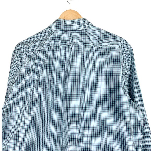 Express Modern Fit Mens Plaid Button Front Shirt Size XL - Picture 6 of 9